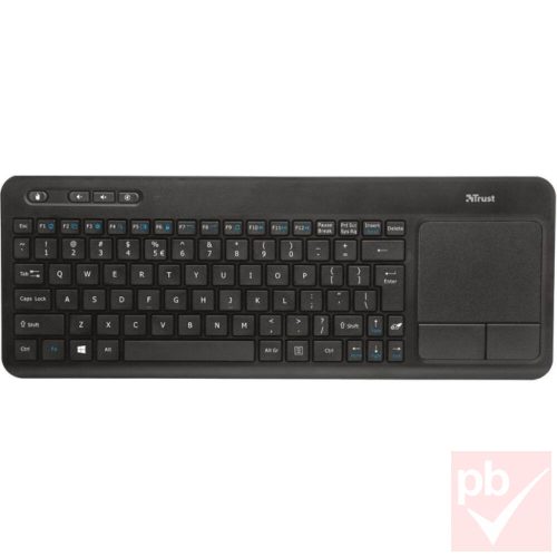 Trust 21268 Veza vezeték nélküli Smart TV billentyűzet + touchpad