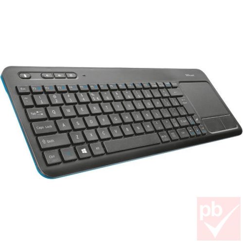 Trust 21268 Veza vezeték nélküli Smart TV billentyűzet + touchpad