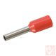 Érvéghüvely szigetelt 1.0mm² piros
