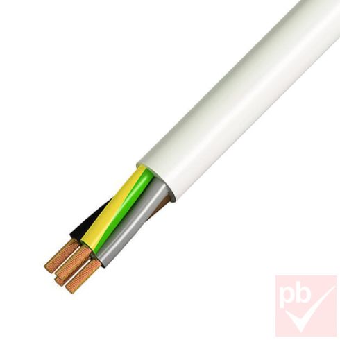 MT kábel fehér H05VV-F 4x1.0mm²