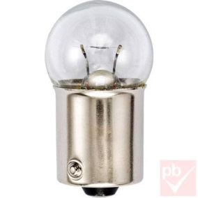 Izzó BA15s 12V 10W meleg fehér