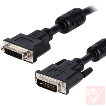 DVI-I DualLink 24+4 hosszabbító kábel 2.0m