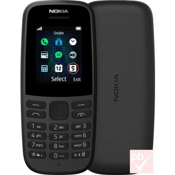   Nokia 105 fekete kártyafüggetlen mobiltelefon (4th Edition)