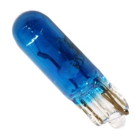 Autó műszerfal izzó, kék, 12V, T5, W2.1x4.6d