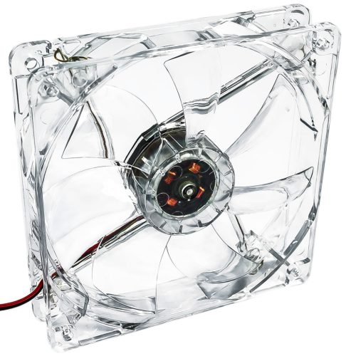 Akyga 12cm piros LED-es ventilátor