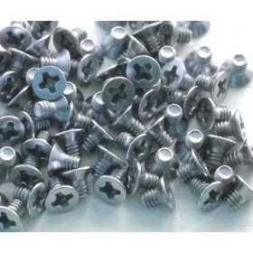   Csavar M2x3, süllyesztett (kúpos) fejű, PH1 kulcsnyílás, cink bevonat