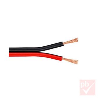 Hangfal kábel 2x1.5mm², piros-fekete, CCA