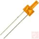 LED, 2mm, narancs, 150-220mcd, 1.8-2.6V