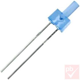 LED, 2mm, kék, 220-330mcd, 2.8-3.6V, diffúz