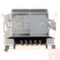 USB micro B 5p. aljzat F3809 