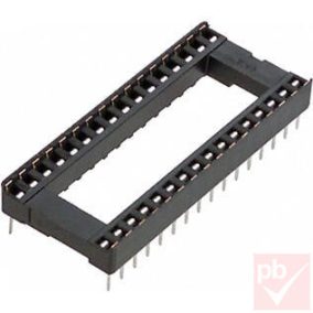 IC foglalat 32p. lemezlábú