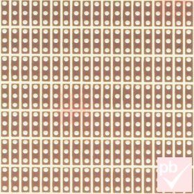 Próba nyáklemez 100x50mm #3 forrszigetes