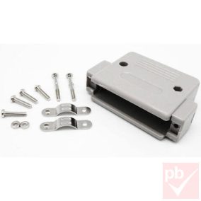 D-SUB ház, 50p. 3 soros csatlakozóhoz, műanyag