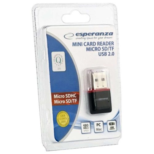 Esperanza USB 2.0 micro SD kártyaolvasó