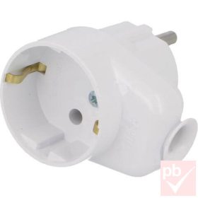 Timex WT-16U/G-S fehér dugvilla + dugalj egyben