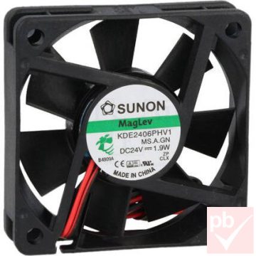   Sunon KDE2406PHV1 MagLev ventilátor (24V DC 1.9W 60x60x15mm)