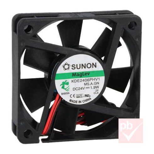 Sunon KDE2406PHV1 MagLev ventilátor (24V DC 1.9W 60x60x15mm)