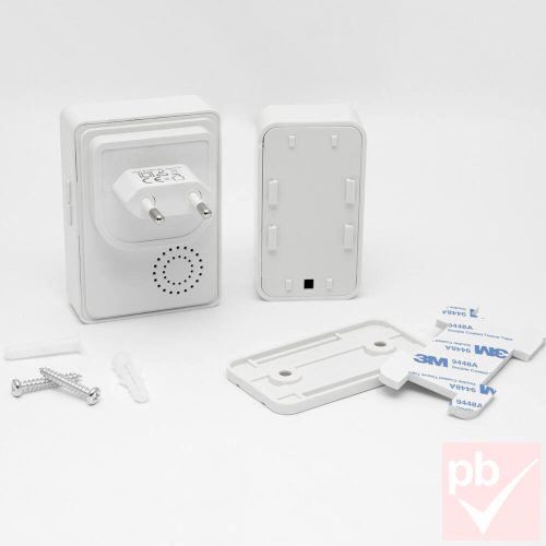 Delight Kinetic elem és vezeték nélküli csengő (fehér)