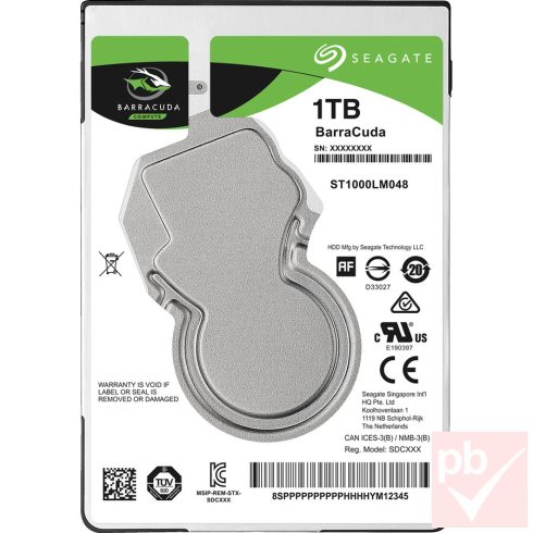 Seagate 1TB 2.5" SATA merevlemez