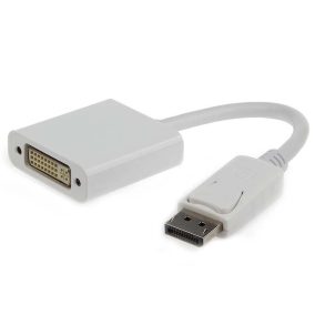   Displayport-DVI átalakító (Displayport dugó - DVI-I 24+4 aljzat) 10cm