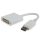 Displayport-DVI átalakító (Displayport dugó - DVI-I 24+4 aljzat) 10cm