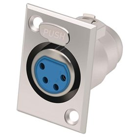 XLR 4p. anya beépíthető aljzat