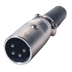 XLR 4p. apa lengő csatlakozó