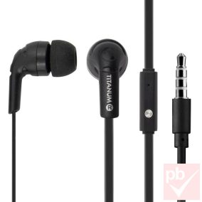 Titanum vezetékes headset (fekete)