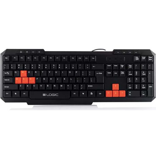 Logic LKM-201 USB billentyűzet + egér (fekete, HUN)