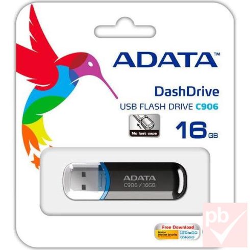 AData Classic C906 16GB fekete pendrive (Type-A, USB 2.0)