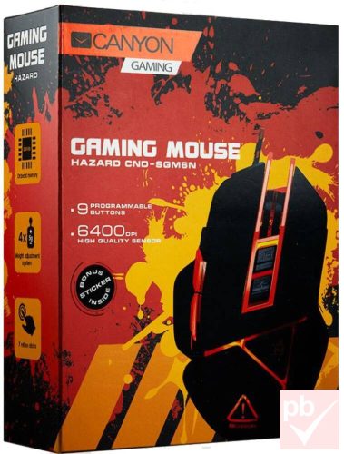Canyon Hazard GM-6 USB gaming egér