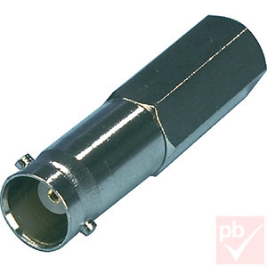 BNC aljzat, kábelre szerelhető twist on