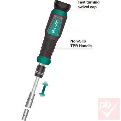 Pro's Kit SD-9857M 57 részes bitkészlet