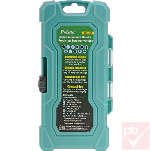 Pro's Kit SD-9608 mini bitfej készlet