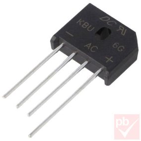 Graetz (dióda híd) KBU6G 400V 6A