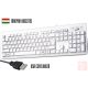 Genius Slimstar 130 USB billentyűzet (fehér, HUN)