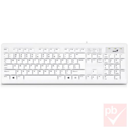 Genius Slimstar 130 USB billentyűzet (fehér, HUN)