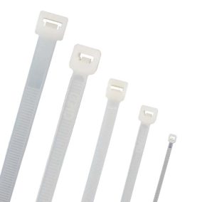 Vezeték kötegelő csomag, 450x4.6mm, 100db, fehér