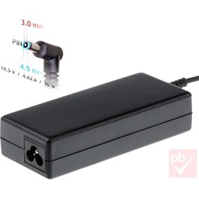   Akyga AK-ND-53 laptop töltő (Dell 19.5V/4.62A 90W 4.5x3.0mm+pin)