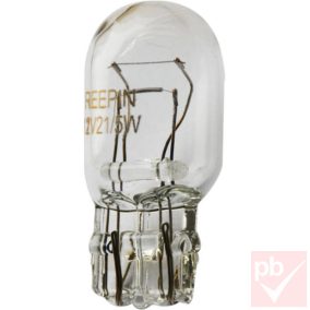 Izzó T20 W3x16d 12V 21/5W meleg fehér