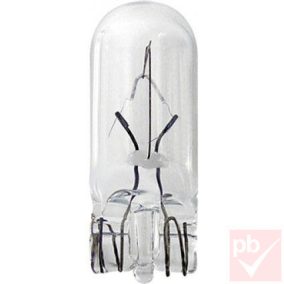 Izzó T10 W2.1x9.5d 12V 3W meleg fehér (W5W)