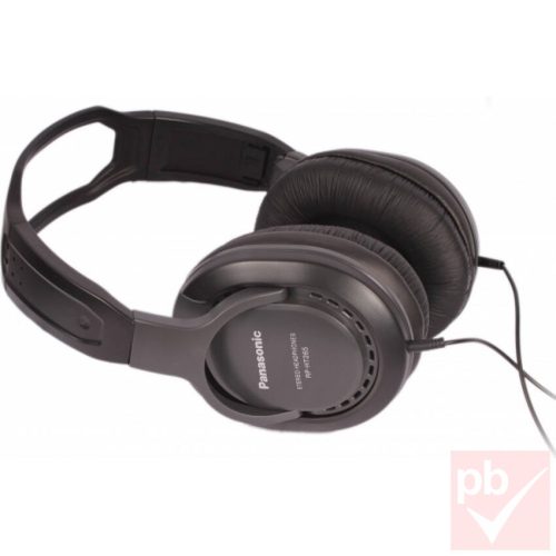 Panasonic AV Monitor fekete fejhallgató hangerőszabályzóval, 5m kábellel