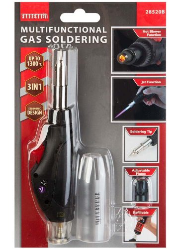 Fahrenheit 28520B multifunkciós, 3 az 1-ben gázüzemű forrasztó