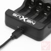 Nexus USB-s 4x AA/AAA akkumulátor töltő