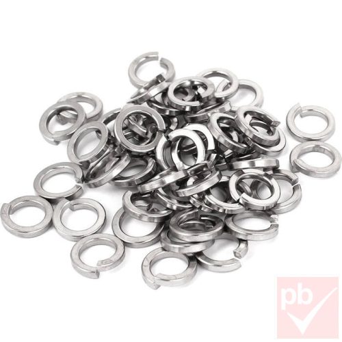 Alátét, M4, rugós, d=7.6mm, h=0.9mm, A2 rozsdamentes acél (Kraftberg)