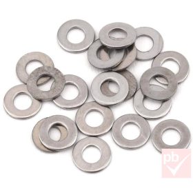   Alátét, M8, lapos, d=16mm, h=1.6mm, A2 rozsdamentes acél (Kraftberg)