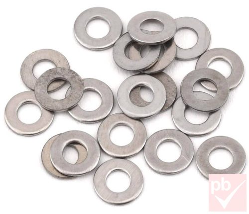 Alátét, M8, lapos, d=16mm, h=1.6mm, A2 rozsdamentes acél (Kraftberg)