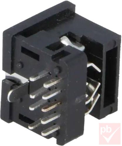 DIN aljzat, mini, beépíthető, 9-pin