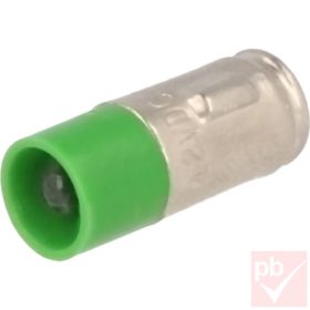 Brightmaster Ba7s 12V zöld LED lámpa