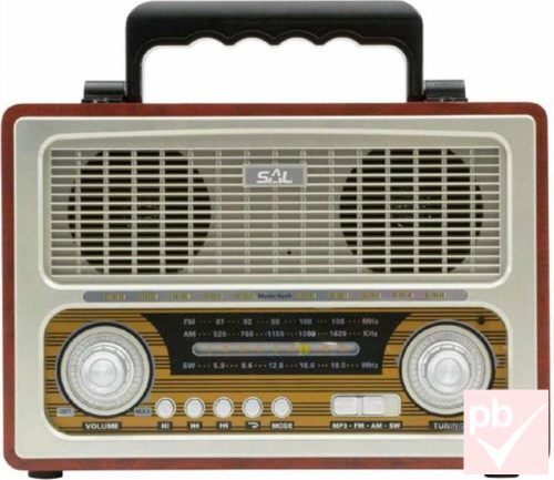 SAL retro rádió MP3 lejátszóval (USB+SD+Bluetooth)